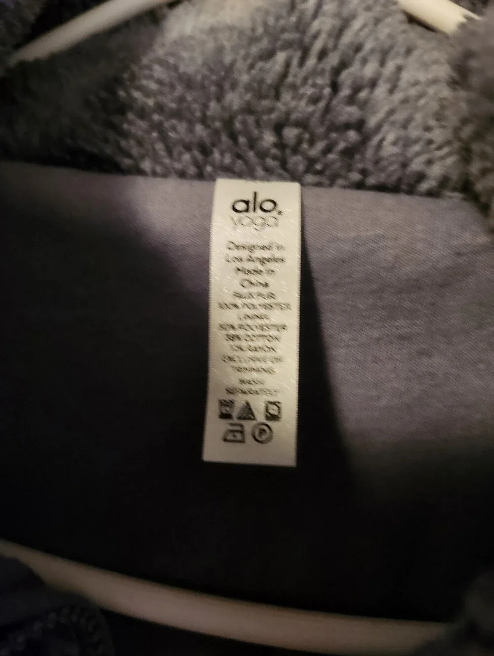 ALO Yoga Plush Sherpa Jacket XS